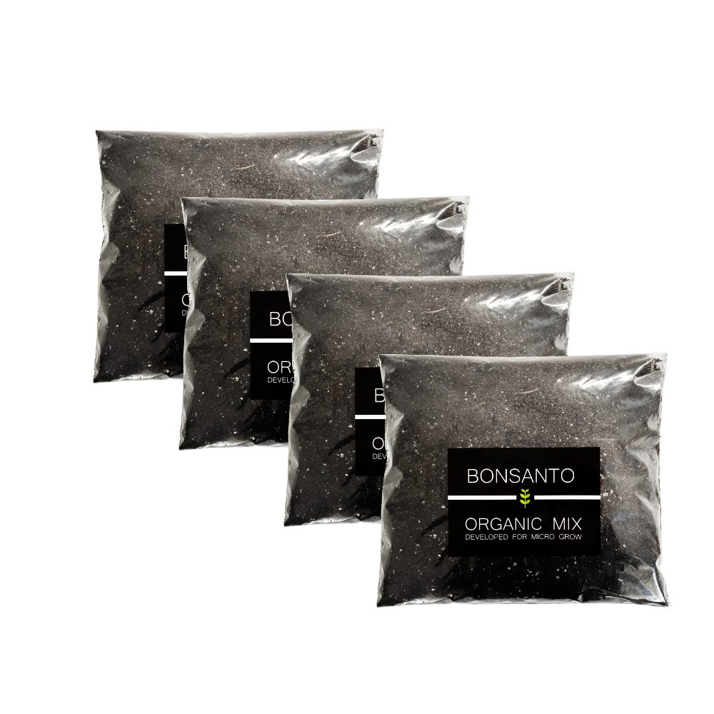 4 Pakete der Bonsanto Erde für die Mini Grow Box