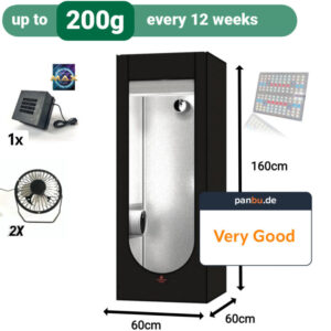 60x60x160cm – Complete Grow Box Set