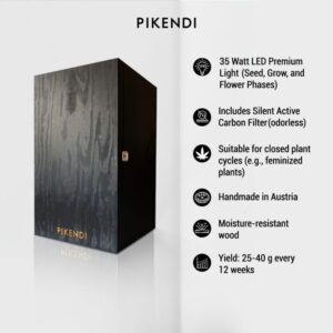 Pikendi Premium Black Mini Grow Box - Image 2