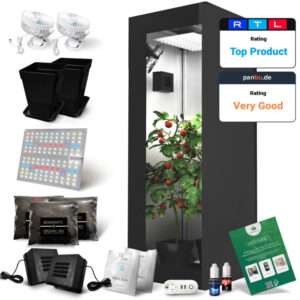 Grow Tent Starter Kit – Compact All-in-One Set with LED, Filter & Soil
